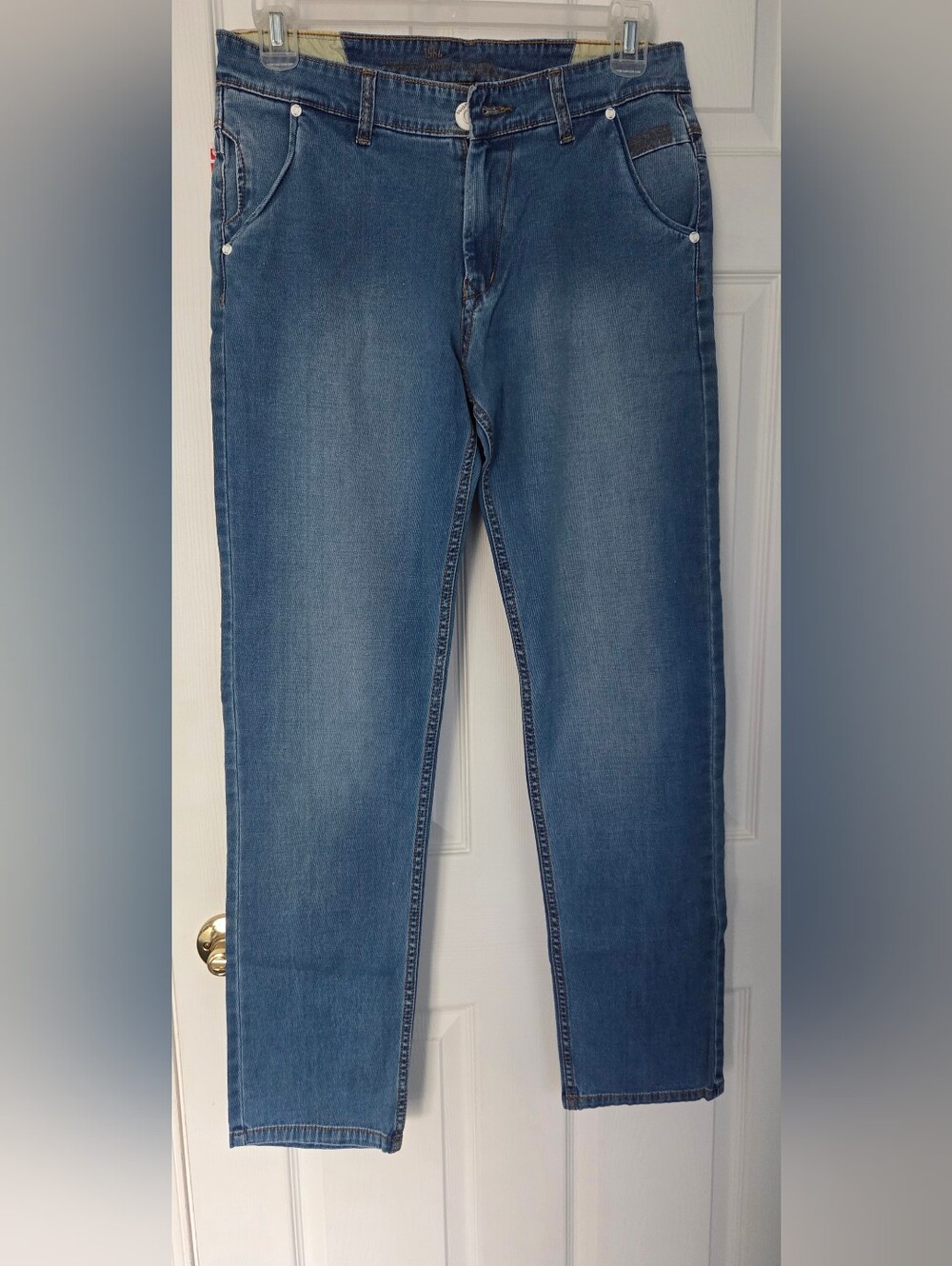 Classic Men's Blue Denim Jeans